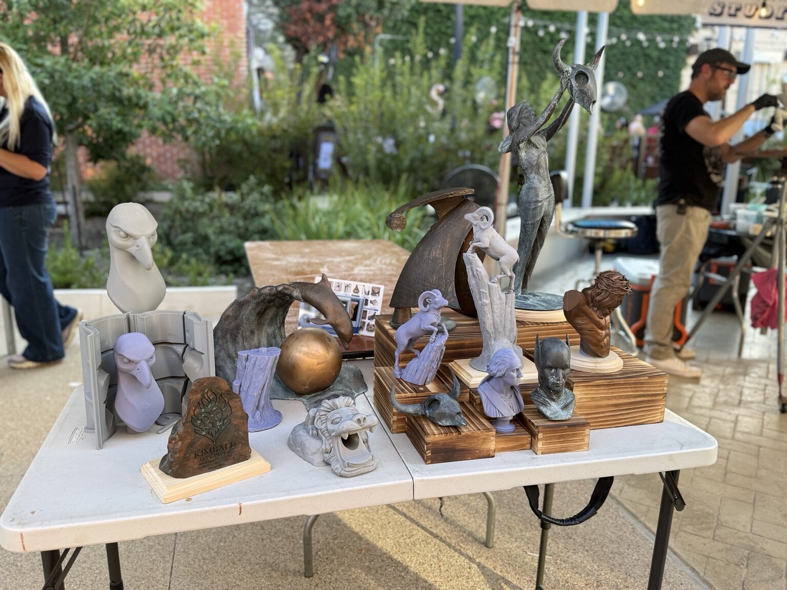A public display of Ricky Kimball’s sculpture